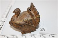 Small Cast Iron Turkey Still Bank