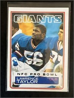 1983 TOPPS NFL FOOTBALL "LAWRENCE TAYLOR" NO. 13