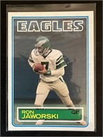 1983 TOPPS NFL FOOTBALL "RON JAWORSKI" NO. 142 P