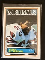 1983 TOPPS NFL FOOTBALL "JAMES ROBBINS" NO. 160