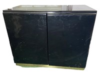 Retro Black Lacquered Cabinet