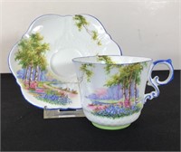 AYNSLEY TEACUP & SAUCER