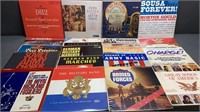 49pc Military Patriotic Vinyl Records Lps