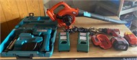 E - MIXED LOT OF POWER TOOLS & CHARGERS (G5)