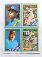 1988 Topps Bottom of Box Cards Schmidt Ryan etc