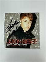 Autograph COA Justin Bieber booklet