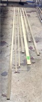 7 pieces of lumber from 11' to 16'