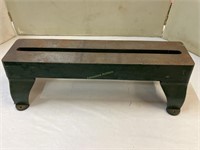 Iron Industrial cast iron 22"L Tool bed