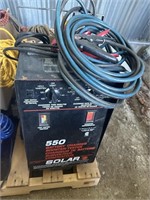 Solar 550 Battery Charger Booster W/Booster Cables