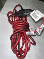 RED AND BLACK EXTENSION CORDS
