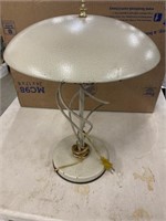 Mid century table lamp. 12 inches wide 18 inches