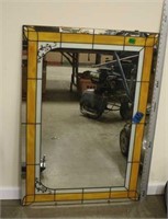 Large Stained Glass Mirror