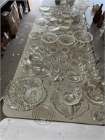 VERY LARGE LOT OF CRYSTAL AND GLASSWARE