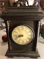 13 x 9 Quartz Mantle Clock Untested Needs TLC