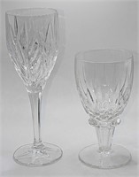 Gorham Crystal Wine & Royal Leerdam Cordial Glasse