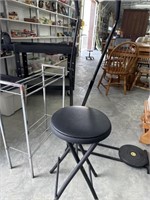 Stool, rack and twist machine