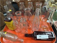 Recovered Milk and Apothecary Bottles