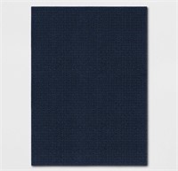 4'x5'6" Washable Accent Rug Blue