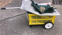 Cart w/ plastic