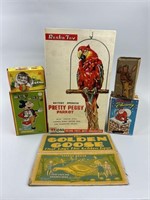 Vintage Tin Toy Boxes Only.