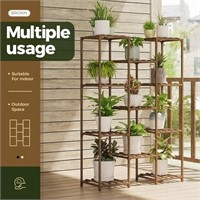 Bamworld Plant Stand Indoor Outdoor Plant Shelf