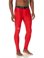 Under Armour Men's HeatGear Armour Leggings, Red (