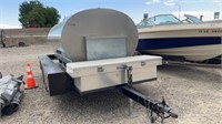 Stainless Steel Water Tank on Trailer