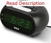 RCA Digital Alarm Clock with Night Light RCD20