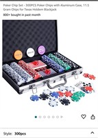 Poker Chip Set - 300PCS Poker