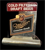 Cold Filtered Draft Beer Sign