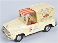 JAPAN FORD TIN FLAVOR ICE CREAM DELIVERY TRUCK