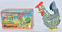 JAPAN Battery Op COCK-A-DOO-DLE DOO ROOSTER w/BOX