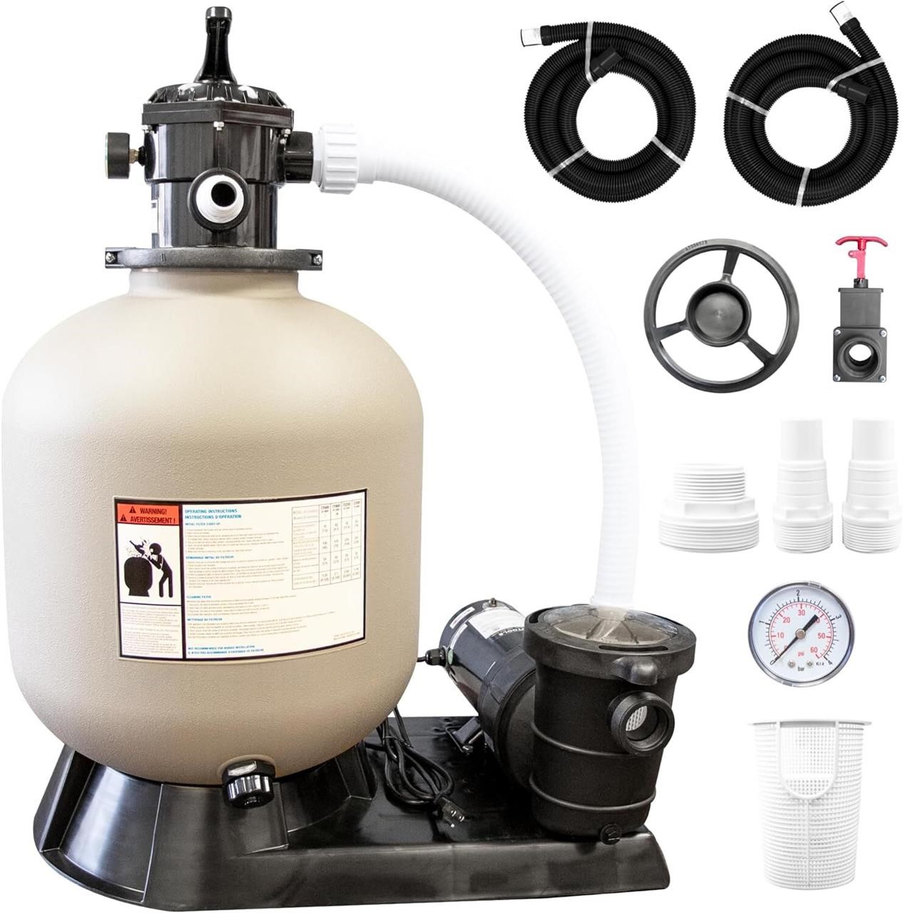 SWIMLINE HYDROTOOLS 22 Inch Sand Filter Combo