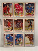 9 X 1980’s Hockey Cards