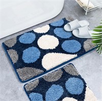 17.5X 24+20x 32 Inch 2 Pack Bathroom Rug Mat