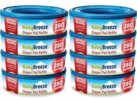 BABY BREEZE 8Pack Diaper Pail Refills