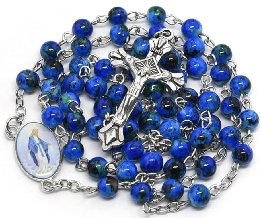 ROSARY BEADS Catholic Beads Necklace