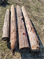 (8) Wood Posts