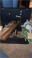 Nice box full of old tools Planer Level etc