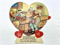 Pinocchio Valentine Card