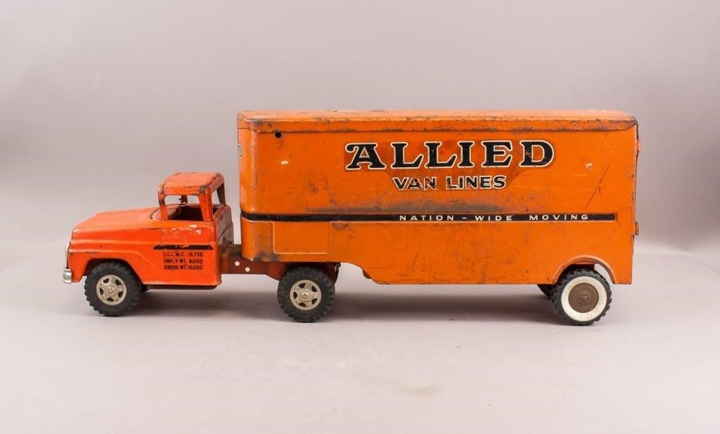 1930's American Toy Trailer Allied Truck