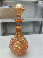Carnival Glass Imperial Decanter. Very Nice 13"