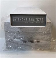 New Lot of 4 UV Phone Sanitizer with Wireless