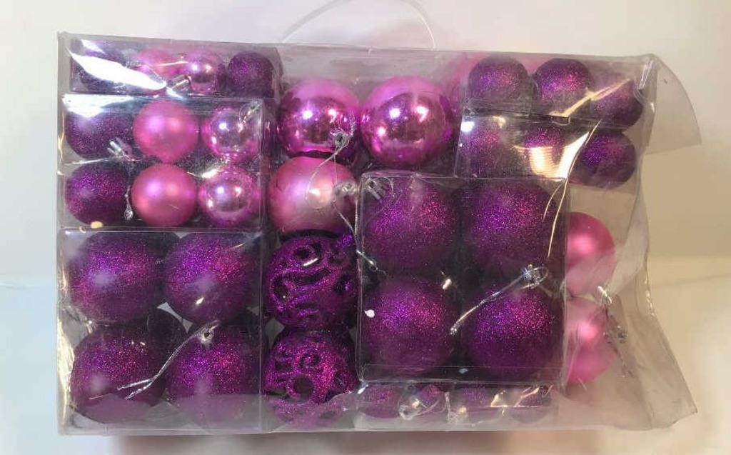 New Purple Christmas Balls