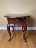 Lenoir House by Broyhill Wooden Side Table