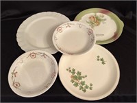 (10) Assorted serving plates and bowls