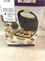 New animal circus waffle maker