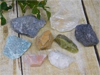 MIXED LOT ROCK STONE LAPIDARY SPECIMEN