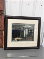 Framed picture approx 22"Tx24"L