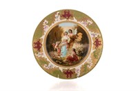 VIENNA STYLE PORCELAIN CABINET PLATE